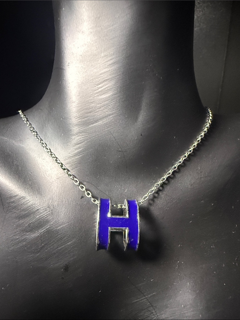 Blue Pendant Necklace - Women's Jewelry